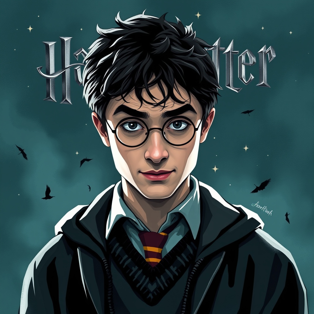 Portrait de Harry Potter, héros de la saga